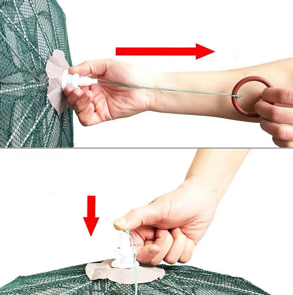 Hand Fishing Net Hexagon Fish Network