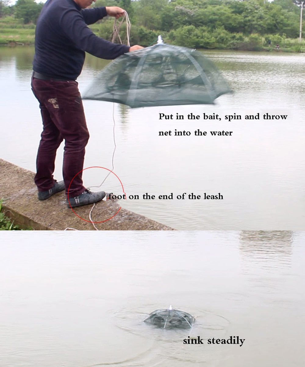 Hand Fishing Net Hexagon Fish Network