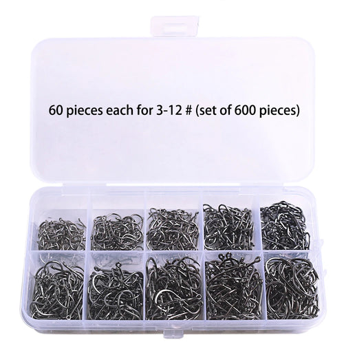 1000PCS Fishing Hooks Set