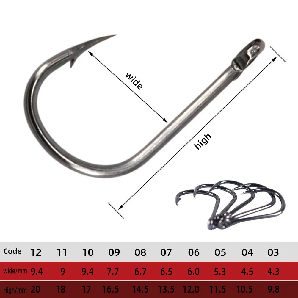 1000PCS Fishing Hooks Set