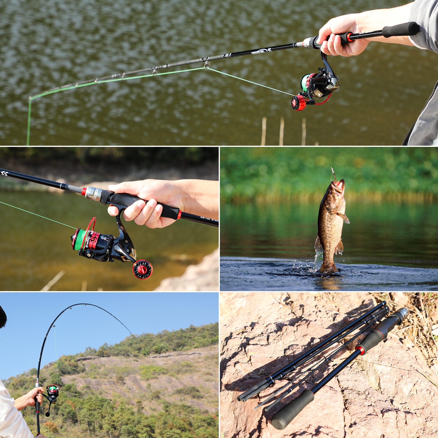 Spinning Fishing Reel and Rod