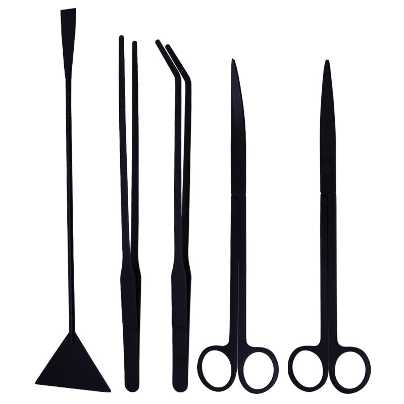1/2/3/4/5pcs Aquarium Tank Tool Kit Aquascaping Fish Tank Aquatic
