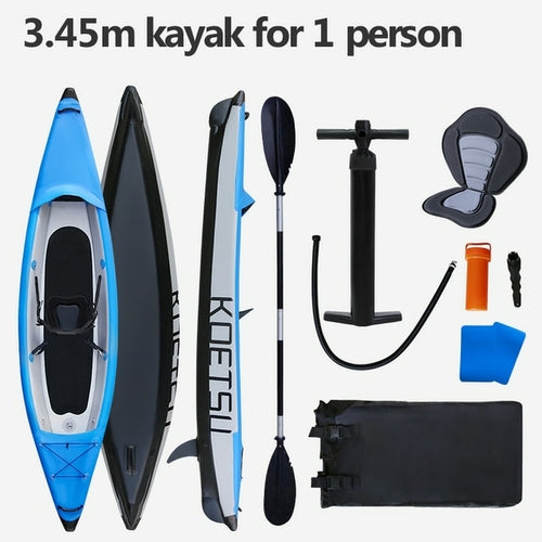 1 2person Inflatable PVC Kayak  Fishing Canoe