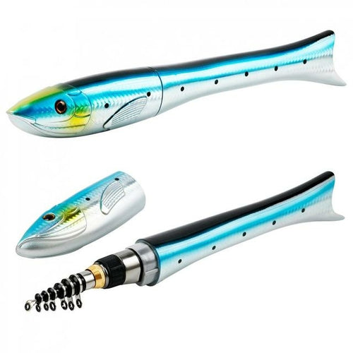 1.6m Telescopic Carbon Fishing Rod