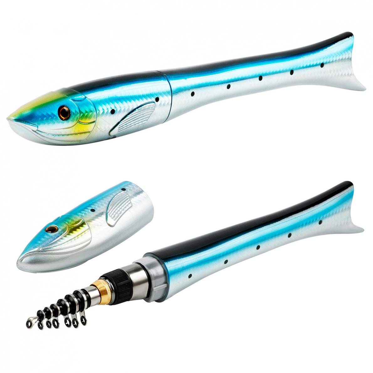 1.6m Telescopic Carbon Fishing Rod