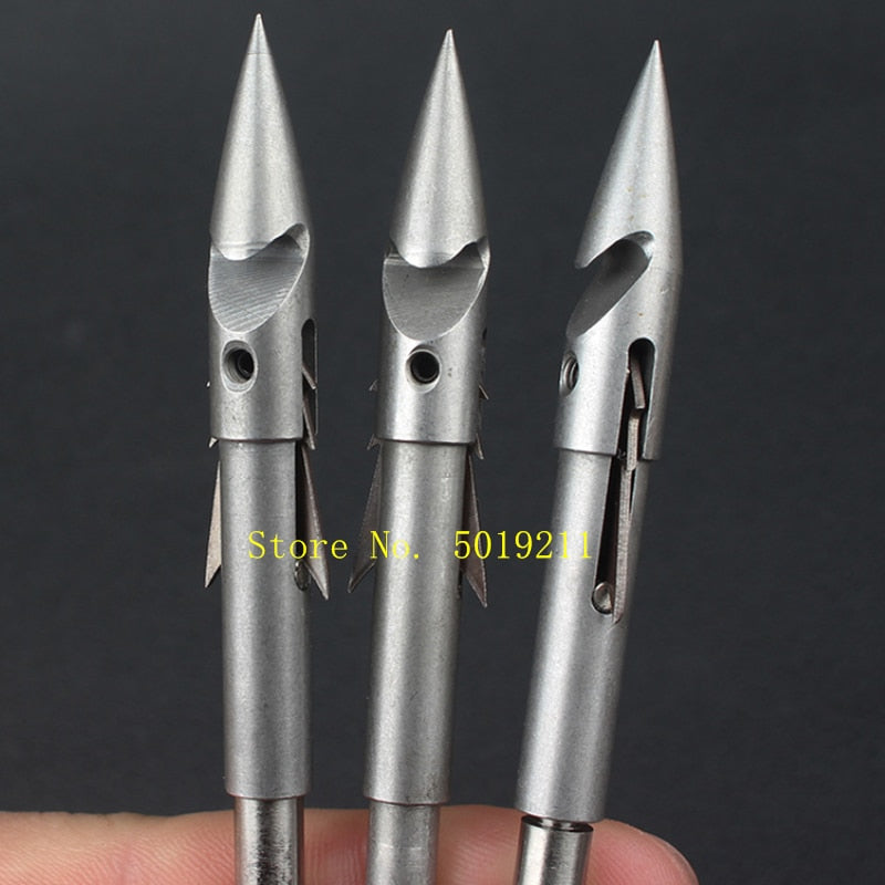 10pcs Stainless Steel Fish Dart Arrowhead
