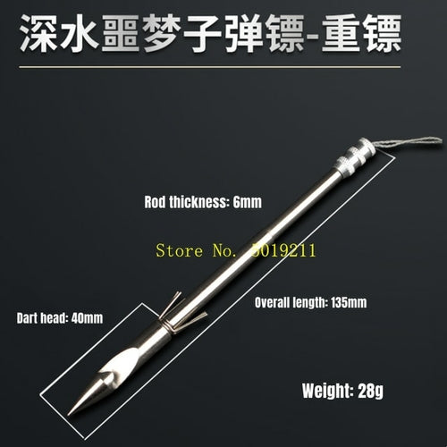 10pcs Stainless Steel Fish Dart Arrowhead