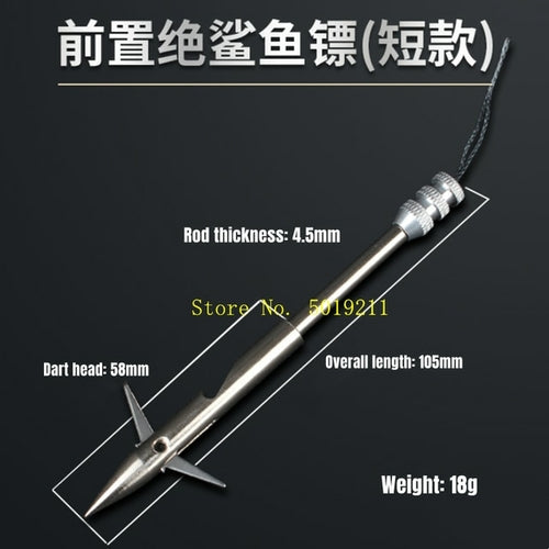 10pcs Stainless Steel Fish Dart Arrowhead