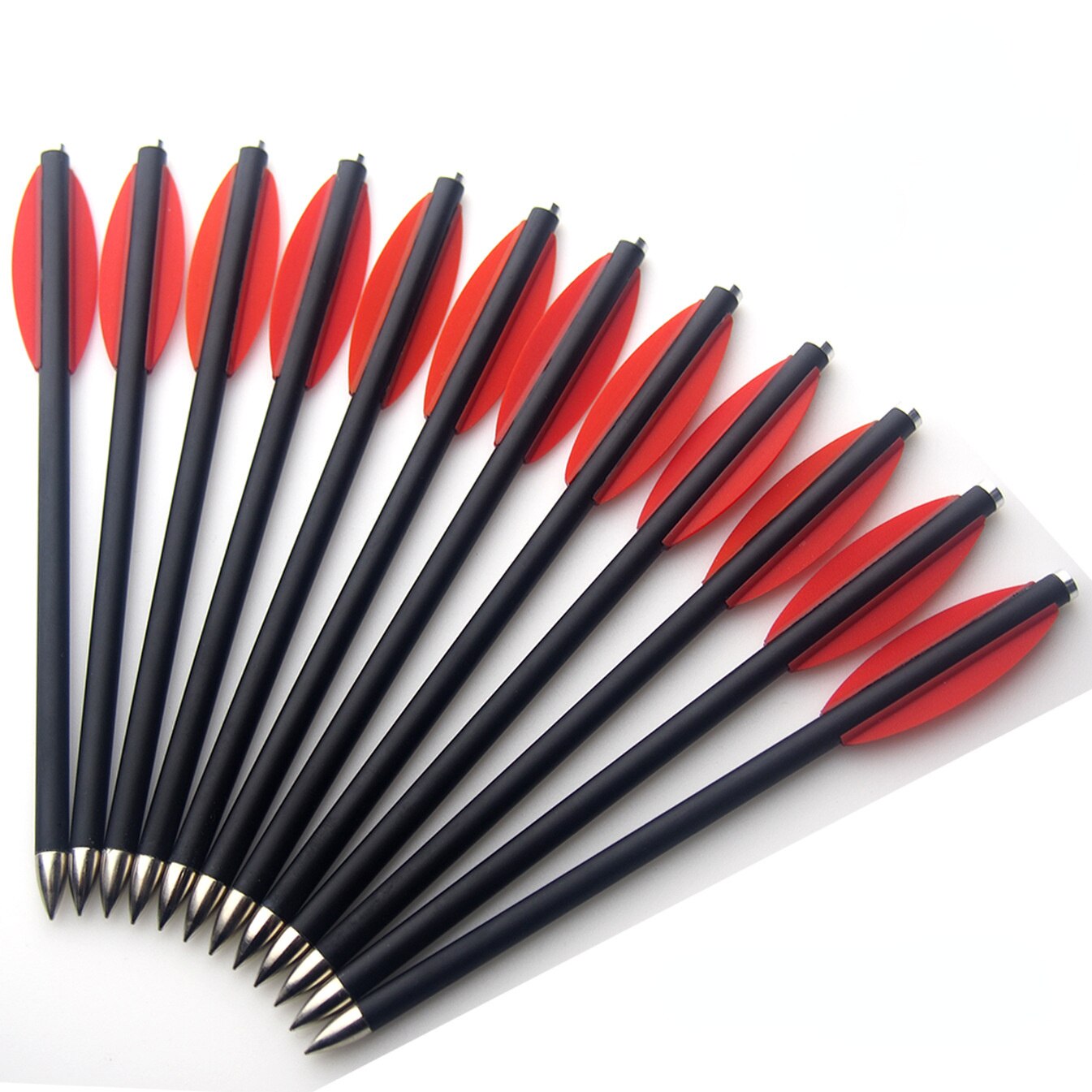 12PCS mixed carbon Crossbow Bolts Arrows