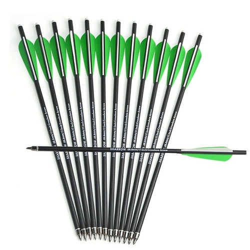 12pcs Archery Carbon Arrow 16/17/18/20/22inch