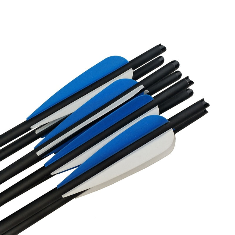 12pcs Archery Carbon Arrow 16/17/18/20/22inch