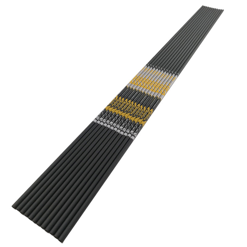 12pcs V1 Archery New Pure Carbon Arrows