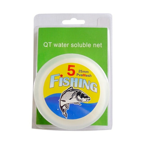 1PC 5m Water Dissolving PVA Narrow Mesh Tube Net Carp Fishing Feeder