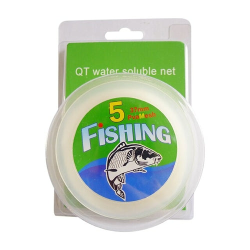 1PC 5m Water Dissolving PVA Narrow Mesh Tube Net Carp Fishing Feeder