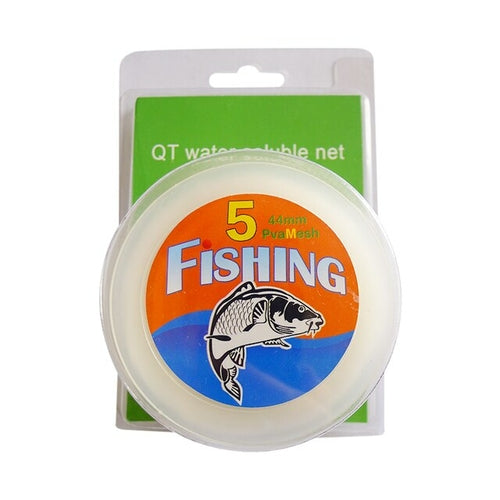 1PC 5m Water Dissolving PVA Narrow Mesh Tube Net Carp Fishing Feeder