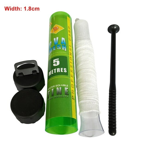 1PC 5m Water Dissolving PVA Narrow Mesh Tube Net Carp Fishing Feeder