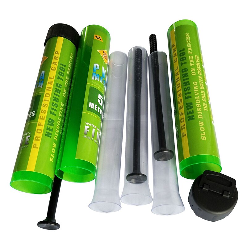 1PC 5m Water Dissolving PVA Narrow Mesh Tube Net Carp Fishing Feeder