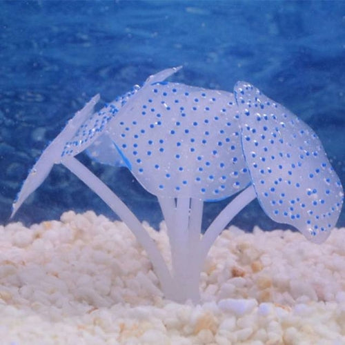 1Pc Silicone Glowing Artificial Fish Tank Aquarium Coral Plants