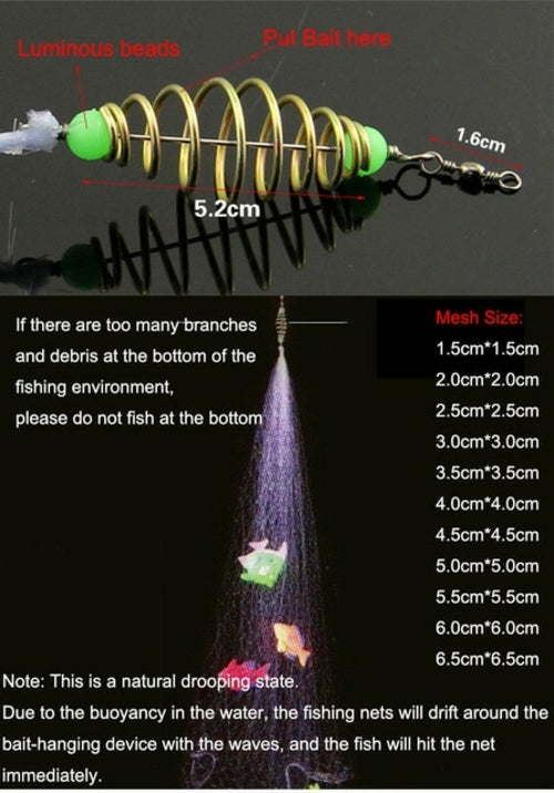 1pcs Multi Size Fishing Net Trap