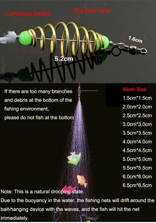 1pcs Multi Size Fishing Net Trap