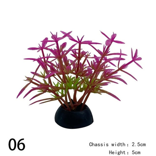 1pc Artificial Aquarium Decor Plants Water Weeds Ornament Aquatic