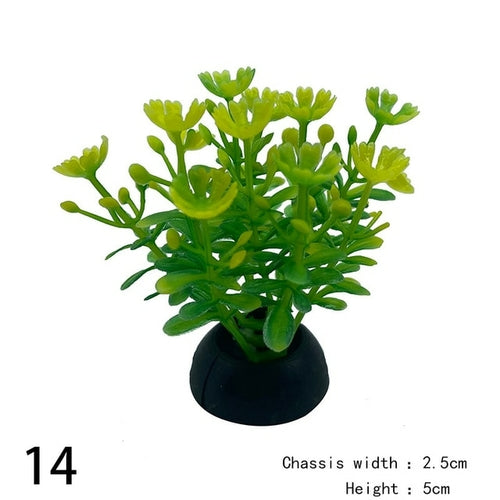 1pc Artificial Aquarium Decor Plants Water Weeds Ornament Aquatic