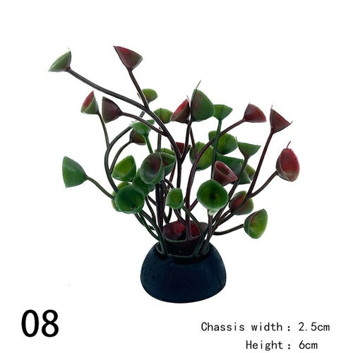 1pc Artificial Aquarium Decor Plants Water Weeds Ornament Aquatic