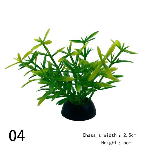 1pc Artificial Aquarium Decor Plants Water Weeds Ornament Aquatic