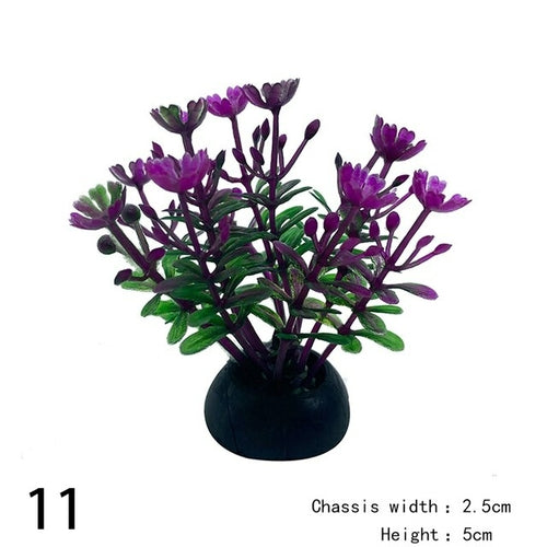 1pc Artificial Aquarium Decor Plants Water Weeds Ornament Aquatic