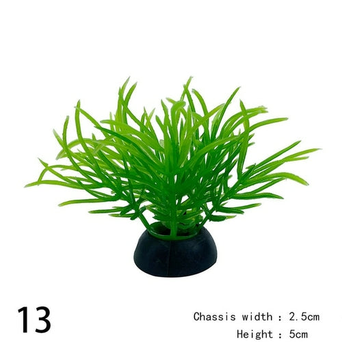 1pc Artificial Aquarium Decor Plants Water Weeds Ornament Aquatic