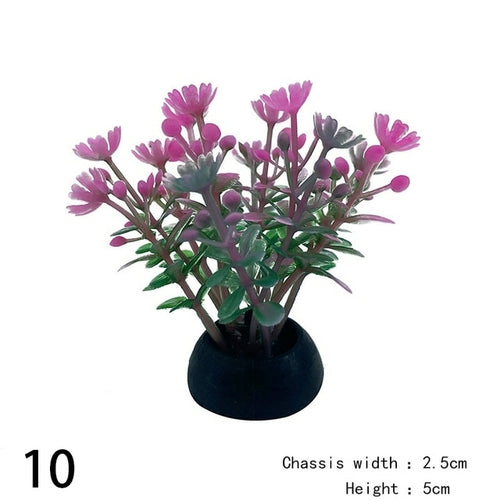 1pc Artificial Aquarium Decor Plants Water Weeds Ornament Aquatic