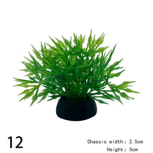 1pc Artificial Aquarium Decor Plants Water Weeds Ornament Aquatic