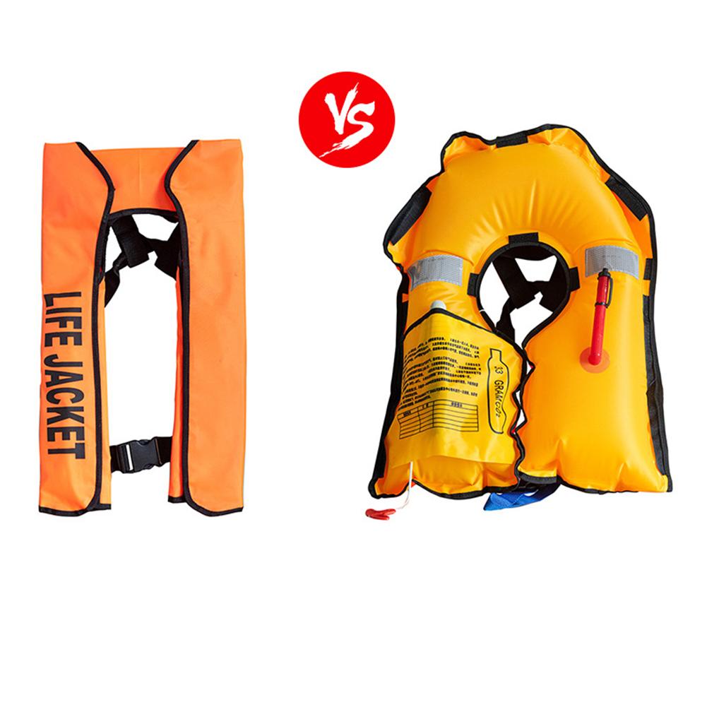 1pc Inflatable Life Jacket Swimming Survival Jacket