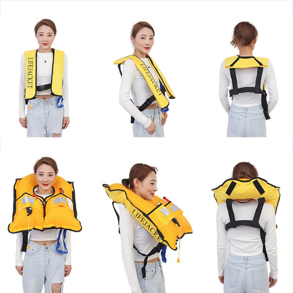1pc Inflatable Life Jacket Swimming Survival Jacket