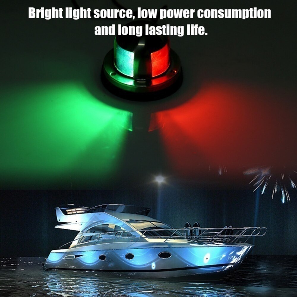 12v Boat Yacht Sailing Light(Red & Green)