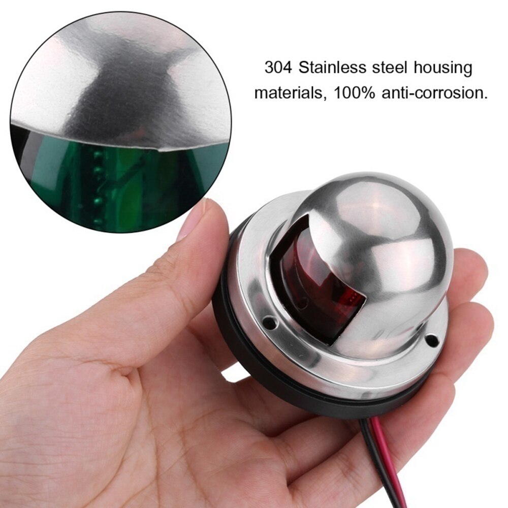 12v Boat Yacht Sailing Light(Red & Green)