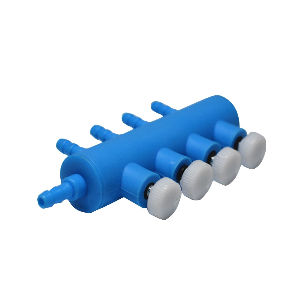 2 3 4 5 6 Way Air Flow Distributor Fish Tank Aquarium Volume Control