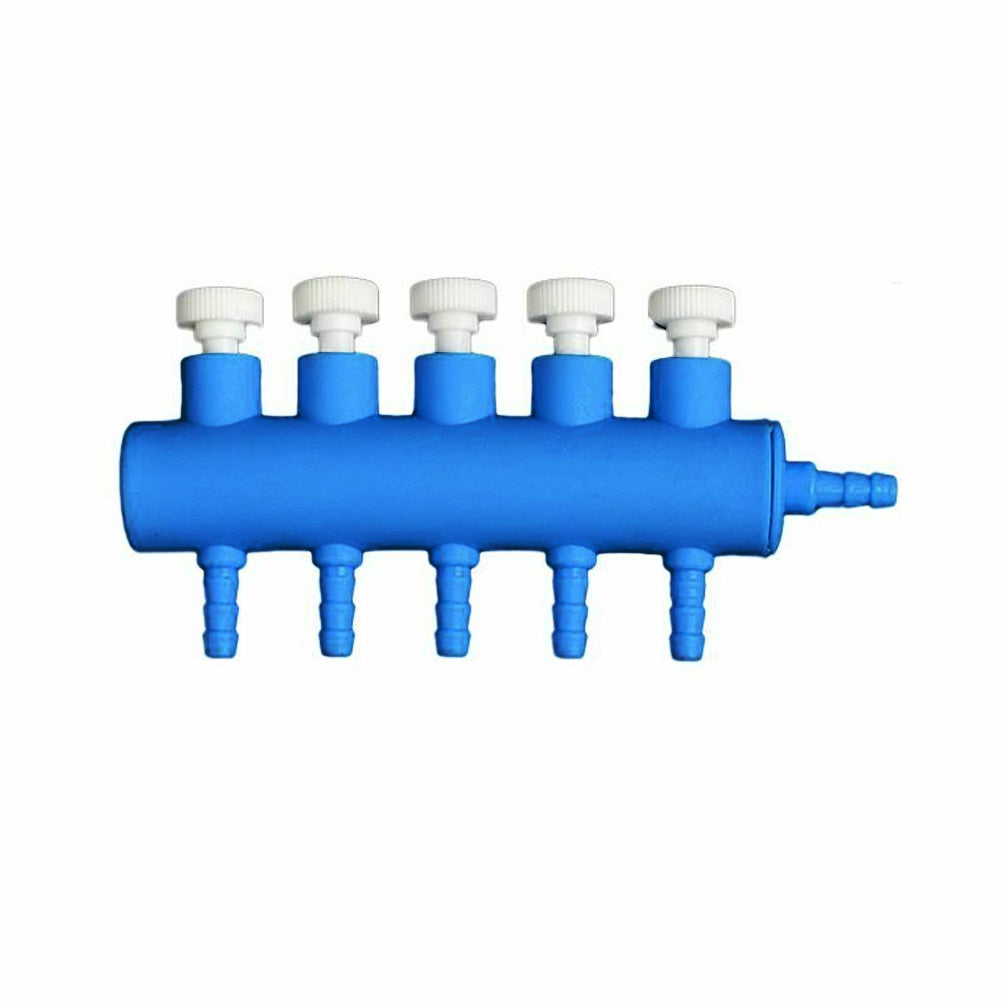 2 3 4 5 6 Way Air Flow Distributor Fish Tank Aquarium Volume Control
