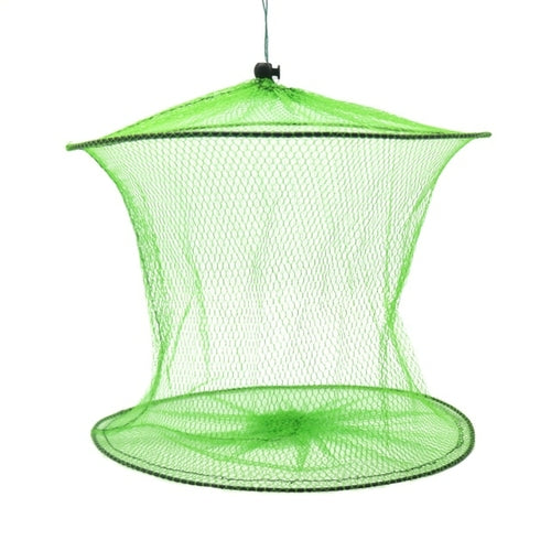 2 Layers Portable Fishing Net Mesh Cage