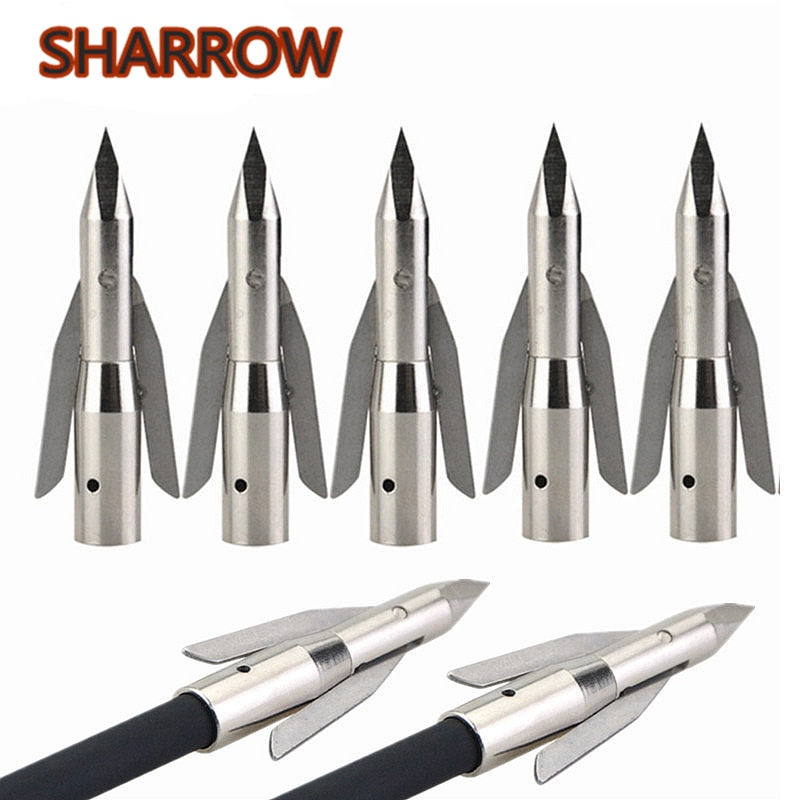 3/6/12Pcs Archery Bow Fishing Arrowheads