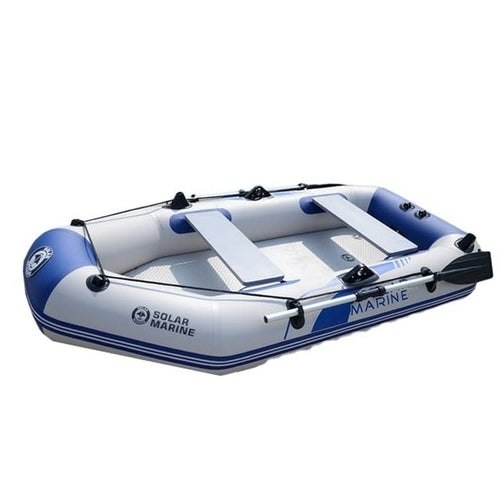 3 Person 230 Cm Inflatable Fishing Boat Rowing Kayak Canoe Hovercraft