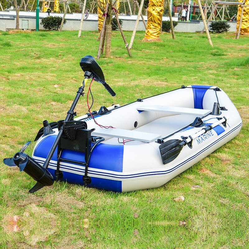 3 Person 230 Cm Inflatable Fishing Boat Rowing Kayak Canoe Hovercraft