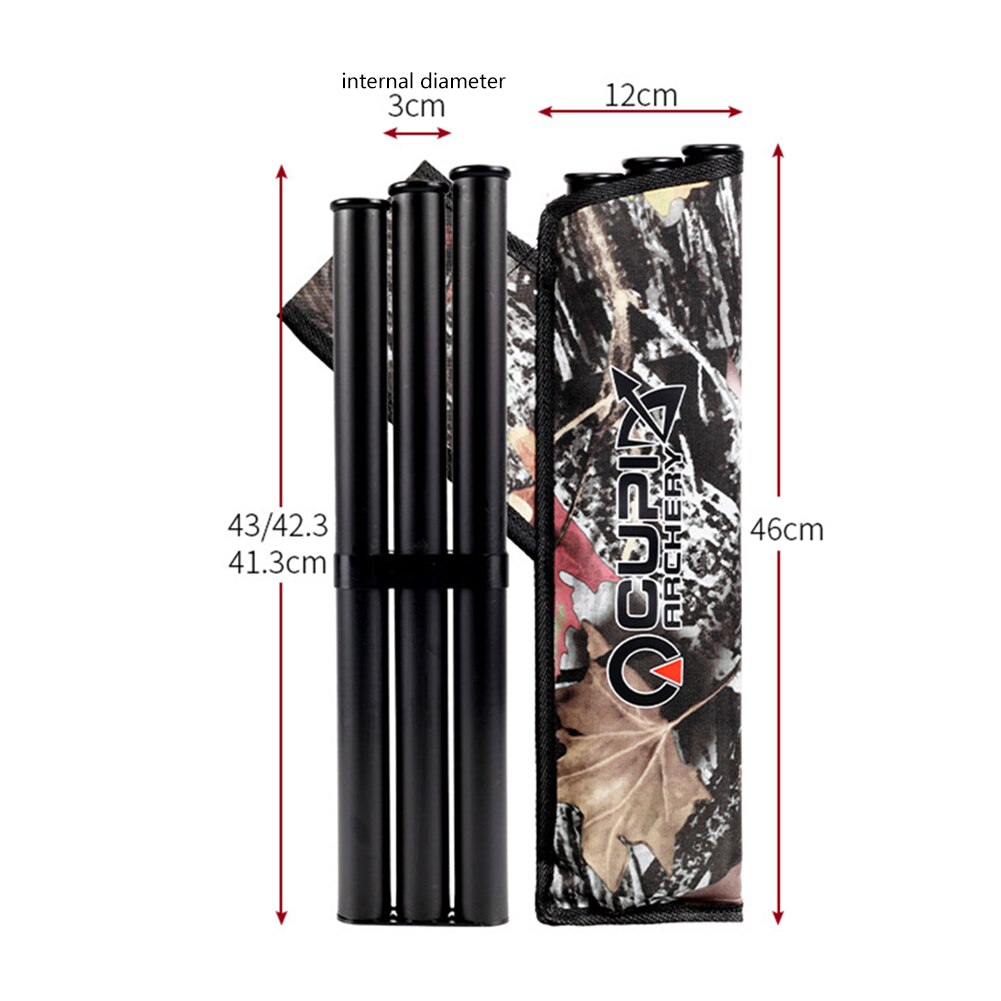 3 Tubes Arrow Quiver Bag