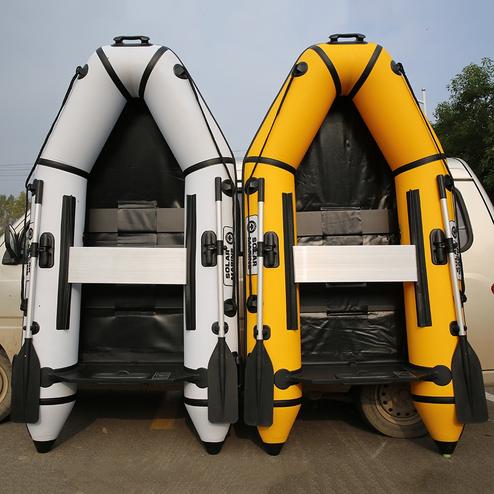 Rowing Boats Pvc Inflatable Wooden Floor Boat