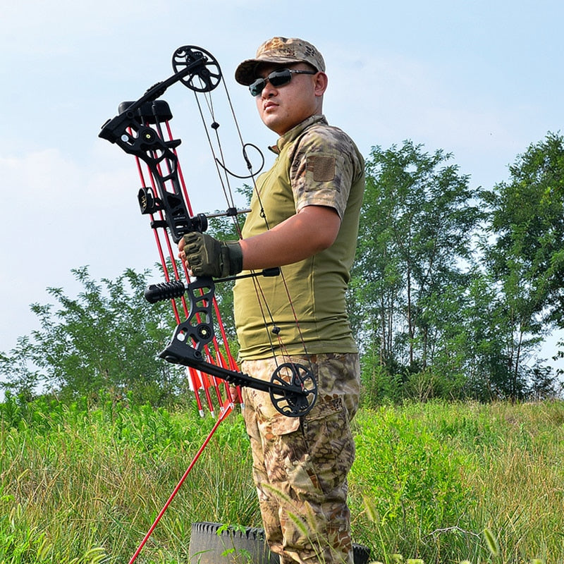 30 70lbs Adjustable Archery Compound Bow Draw Length 19 30Inch Arrow