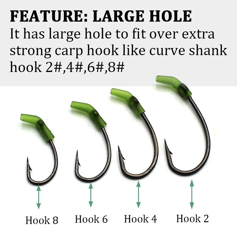 30pcs Carp Fishing Anti Tangle Sleeve