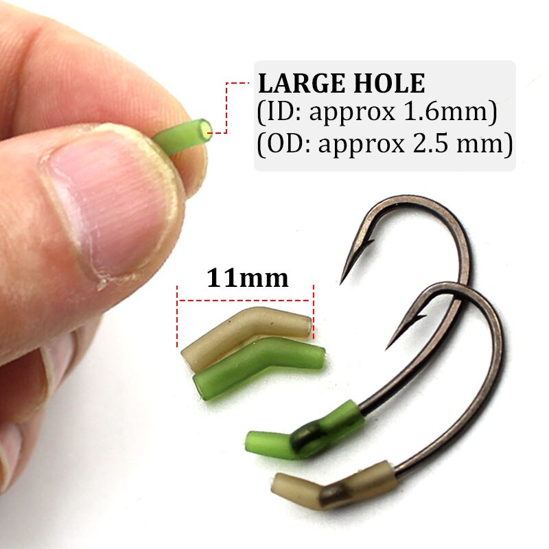30pcs Carp Fishing Anti Tangle Sleeve