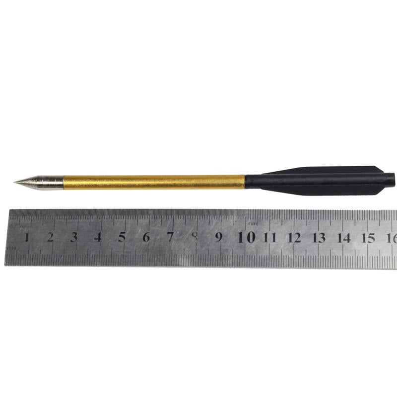 36 Pcs Golden Aluminum Archery Arrow