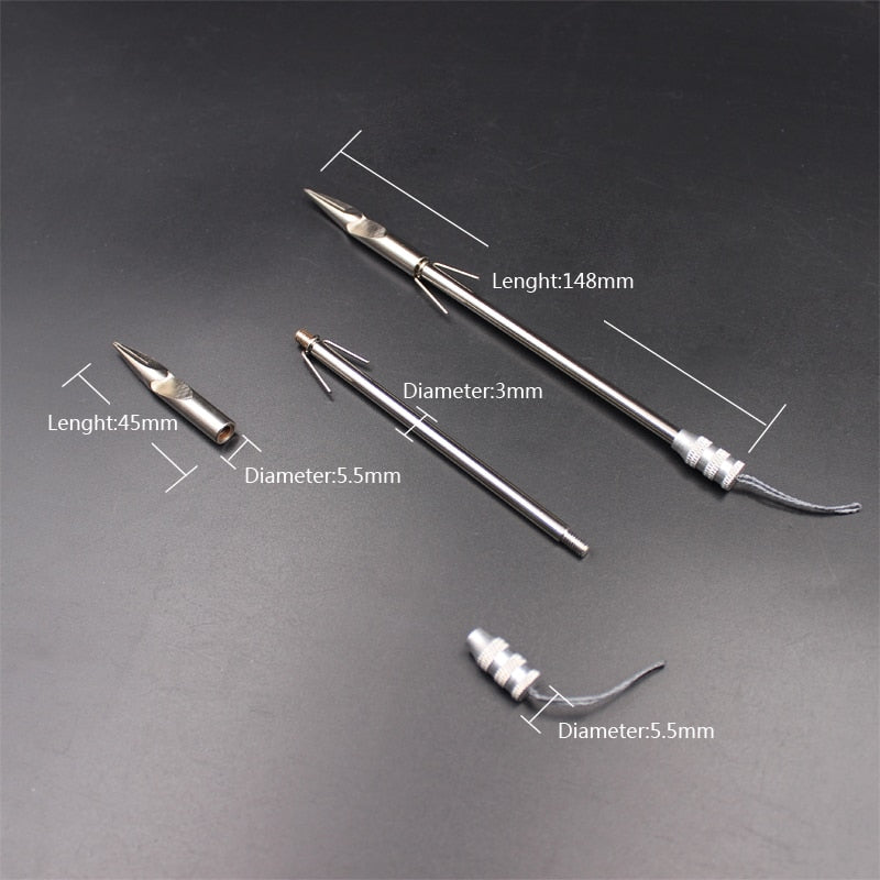 3pcs Fishing Darts Stainless Steel