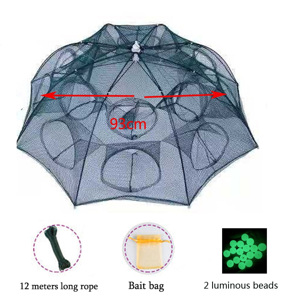 4-20 Holes Fishing Net Folded